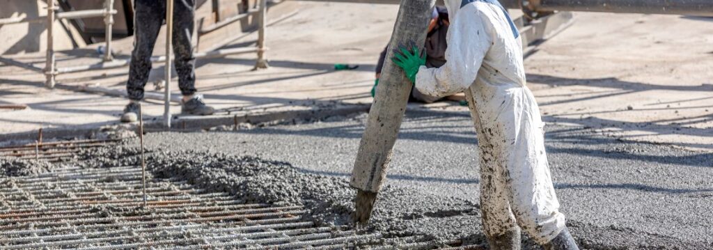 Ready mix concrete delivery for construction projects